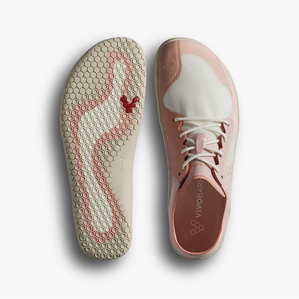 Vivo Barefoot Women's Pink and White Shoes